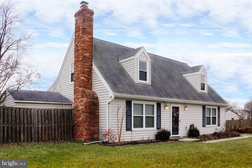 Adorable Cape Cod in Crofton! Granite counters and stainless steel appliances in kitchen. New hardwood floors! Dining room with built in cabinets, 4-season sunroom that is perfect for an additional living room or workout area, living room with built in book cases and lovely brick fireplace. Backyard with a shed and a patio perfect for grilling. Community pool membership available for the summer!