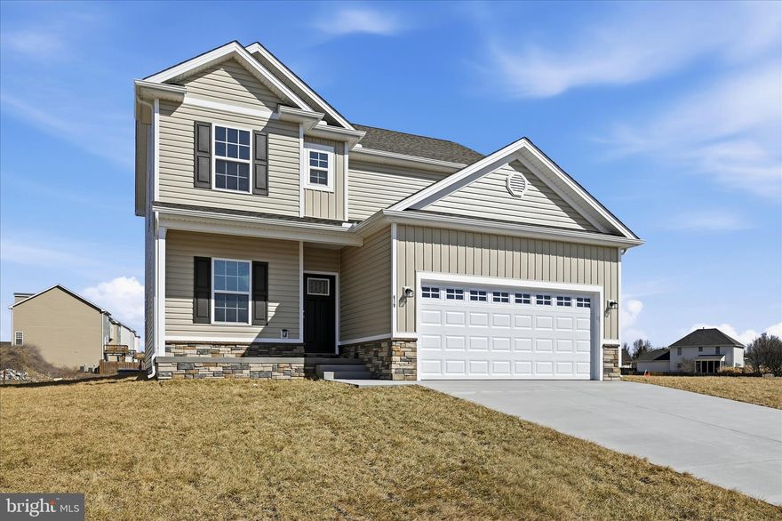 The home is vacant, move-in ready, and includes pre-selected upgrades and a new-construction warranty. Welcome to this beautifully crafted new home by a respected local builder, offering over 2,000 square feet of thoughtfully designed living space in the desirable Sovereign Village community.

The inviting open-concept main level features a spacious kitchen with a large island perfect for gathering and entertaining, seamlessly connecting to the dining and living areas. A private office provides the ideal space for working from home, and a spacious mudroom offers a first-floor laundry and a space to unload as you enter from the garage. 

Upstairs, you’ll find 3 bedrooms with generous closets sharing a hall bath, and the home's large primary suite with a walk-in closet and a beautiful ensuite primary bathroom with a tiled walk-in shower. Every detail of this home reflects quality craftsmanship and modern style, with numerous upgrades and dual-zone HVAC for year-round comfort.

Sovereign Village is a sought-after community with sidewalks, open green spaces, and an optional membership pool for summer fun. Conveniently located just off Route 7 and less than four miles from Old Town Winchester, this home offers the perfect blend of modern comfort, community living, and commuter convenience.

Don’t miss your chance to make this stunning new home yours in time for the holidays!