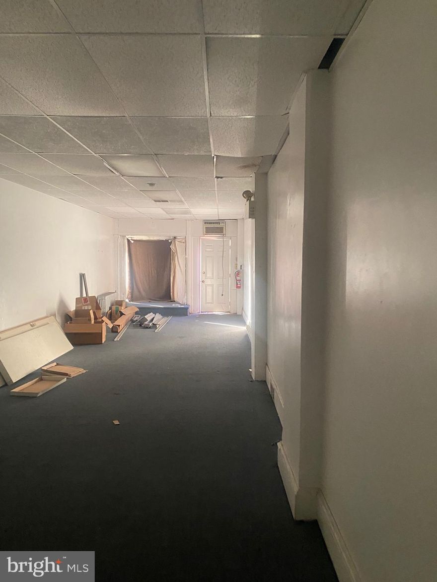 Excellent commercial space available for lease. Property is in the downtown Norristown's bustling commercial district. Perfect for new or existing business looking to expand. Located admist new development. Located directly across the street from a new 116-unit apartment complex set to break ground this year and a 2-minute walk to the new $400 million Justice Center. A unique opportunity in a rapidly growing area! Propery is located in Quailfied Opportunity 

 Ample street parking.  Space is being rented AS-IS. Rent rate could be flexible for an occupant who requires custom fixtures and build outs. Available for showings with 24 hours' notice. A great location and space for a new any busines or exsting business. Some of the suggested uses include: Childcare Center Restaurant (Take out and or sit-down) Boutique Retail Legal and Professional Services (Real Estate Brokage, Title Company, Insurance Agency, Auto Tag) Beauty Salon Barber Shop Content Creator studio Small Law Firm.