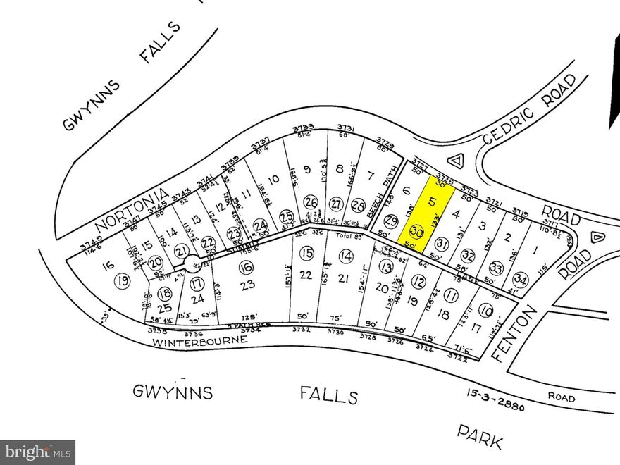 ONLINE AUCTION: Bidding begins 6/4/2025 @ 10:00 AM. Bidding ends 6/6/2025 @ 12:00 PM. List Price is Suggested Opening Bid. Deposit: $5,000

This vacant lot at 3725 Nortonia Rd in Baltimore's Fairmount neighborhood measures 50 feet by 138 feet, totaling approximately 6,900 square feet. Major traffic routes nearby include Liberty Heights Avenue and Hilton Parkway, providing access to downtown Baltimore and surrounding areas. The property is currently vacant.