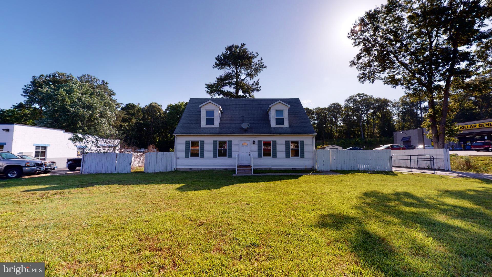 Make this charming cape your new home or office. New kitchen appliances! New carpet and paint throughout! Zoned TMX allows small limited mixed use. Actual square footage is 2,028. Fenced in backyard. Deck 23' x 10', Amish Shed 10' x 16' W/Elec. Schedule your showing today!