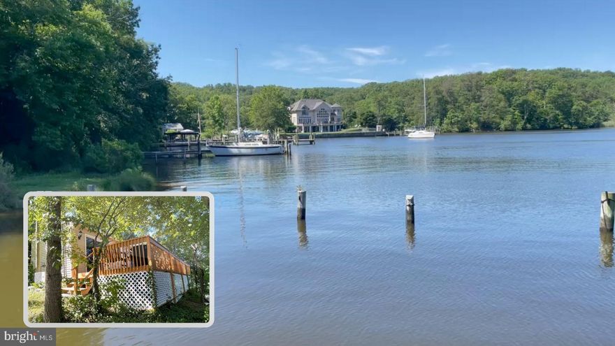 This home has a nice outdoor porch overlooking the waterfront. It's also perfect for a weekend getaway or an in-law place or to use as an AirBnB/VRBO. All new flooring, open concept one bedroom with one full bath with a standard tub. The best part is the incredible location and views of the waterfront of Valentine Creek.