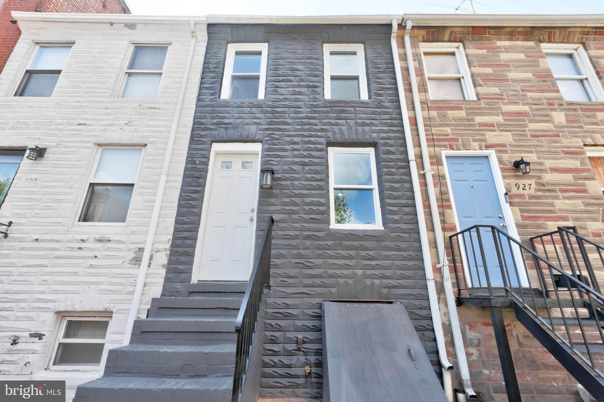 WOW, check out this completely remodeled 3 bed, 3.5 bath, townhome in desired downtown. Everything in the house is NEW. Open concept main level includes a living room, dining area, and kitchen all with luxury vinyl flooring. Stainless steel appliances, quartz countertops, and breakfast bar for extra seating. Behind the kitchen is a conveniently located half-bath. Upstairs you will find 2 bedrooms and 2 full baths. Owners suite with attached bath and huge closet. The vaulted 2nd bedroom opens to a hallway with another full bath. Custom tilework and upgraded vanities. The lower level has a bedroom, full bath, and 20x10 storage area. Gorgeous views of Camden yards from your front porch! Check this one out TODAY!