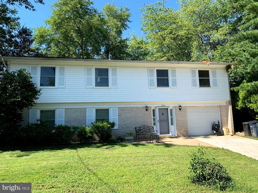 This Perfectly priced nice and spacious 3 Bedroom/2.5 Bath home can shine with a little TLC.   From the moment you walk into a Slate floor entry, you know you are home.  Continue on your path to a relaxing basement area.   This floor has your garage entry, laundry room, den/office, and a half bath.  All of this before you walk upstairs to your 3 Bedrooms and 2 full baths.  The kitchen is nicely sized along with the living room and dining room. Step out from the dining room to your patio and back yard for endless outdoor entertaining.  You have a Shed outback to help store your seasonal belongings.  This home will not disappoint you. There was a heavy up done a few years back and a recently installed hot water heater.    This is an Estate Sale and the home is being sold As-Is.  It is convenient for commuters heading towards VA, DC, Andrews Airforce Base, etc.  Easy Acess to 210, 295, and 495.  Close Proximity to shopping, restaurants, MGM Casino, Top Golf, Tanger Outlets, National Harbor, and parks.  Don't wait come and see for yourself and make an offer on your new home.