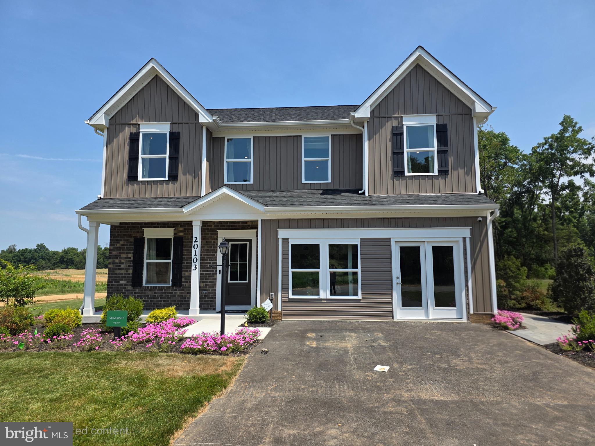 Brand New Construction on a 1-Acre Corner Lot – Move In Before the End of the Year!
Don’t miss this rare opportunity to own a beautifully designed new home on a spacious 1-acre corner homesite, ready for move-in before the year ends.
The Somerset floor plan offers 4 bedrooms, 2.5 bathrooms, and 2,484 square feet of thoughtfully crafted living space. The open-concept main level features luxury vinyl plank flooring throughout, a bright and inviting great room with additional windows, and a stunning 10' by 16' sunroom that fills the home with natural light.
The kitchen is both stylish and functional, with stainless steel appliances, quartz countertops, upgraded cabinetry, a large island with seating, and additional countertop bar space for extra prep or serving room.
A flexible first-floor room offers the perfect spot for a home office, playroom, or den. Upstairs, the private owner’s suite features a spacious walk-in closet and en-suite bath. Three additional bedrooms and a second-floor laundry room complete the upper level.
Located in a serene setting with plenty of outdoor space, this home is the perfect blend of comfort, functionality, and modern design.
Schedule your tour today! Photos are of a similar home. Finishes may vary.
