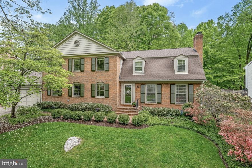 Woohoo!!  Terrific, fully renovated, River Falls brick colonial backing to dedicated green space and just around the corner from the swim/tennis club! Flexible floor plan offering both a main level study AND a main level Family Room open to the Chef's Kitchen.  You'll love entertaining in this space!!  The Family Room offers built-ins surrounding a brick fireplace and French doors leading to the patio, backyard.  The renovated Kitchen has been opened to the Family Room, has professional grade appliance and a huge amount of storage.  The expanded Breakfast Room offers even more storage with beautiful built-ins and great views of the private green space.  There's a separate home study with built-in cabinetry and bookcases - perfect for those working from home.  In addition to a formal Living Room with a wood burning fireplace, there's a well proportioned Dining Room and the in-demand mud room/laundry room with direct entry from the garage.  Upstairs, there are four bedrooms and three renovated full bathrooms but this model offers an easy, inexpensive change if you need five bedrooms.  If you don't need five bedrooms, then the Primary Suite has a Sitting Area, Dressing Area with walk-in closets along with a wonderful, renovated full bath and quiet Bedroom.   This Lower Level is fully finished with a recreation room, game room, potential for a full bathroom (rough-in is in the Utility Room) and a hobby space.  Outside you'll enjoy entertaining on the two tier brick patio while the kids play in the "clubhouse."   Enjoy the peace and privacy in your backyard with nature all around you.  It's an easy stroll to the swim/tennis club, too! Whitman School Cluster is the icing on the cake.  Come take a look and make this your new home.  Enjoy the summer in one of Potomac's most popular communities!!  Don't forget about the easy access to the C&O Canal, Billy Goat Trail, the Clara Barton Parkway and I-495, the Beltway.  This home has it all!!