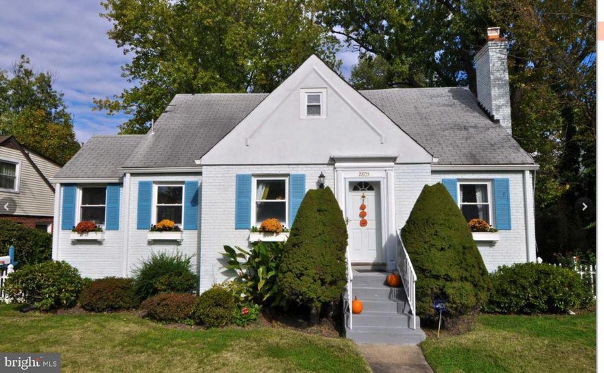 HOME AT LAST! From its quaint exterior you'd never guess all the space and possibilities that abound in this perfectly located home. On a quiet street and yet equidistant from two Metro stops and just north of the beltway. The world is your oyster because you are in the center of it all. Every big box store and little coffee shop is within a few miles in all directions Enjoy the Modern Kitchen with Sunroom and Bar to enjoy your Sunday paper and coffee.  Recently restored hardwood 3/4" oak flooring throughout the separate Dining Area for more formal events and in the Living Room which is complete with with fireplace and mantel,  All that and two nice sized bedrooms and a full bathroom to boot and we haven't even left the first floor yet! Upstairs you'll find 2 more large bedrooms, a children's play area or reading nook, and a second full bathroom. Why dream for extra space? If we go downstairs we find a basement with about 50% finished and 50% rough and ready for your ideas. Great for a playroom, big family room, home cinema, or whatever you can dream up. It even has a walkout stairs from the basement directly to the large rear yard. Outdoor space that is ready for grilling and parties as soon as the weather breaks. Give yourself some space to breath and a place to grow into. See this one before it's gone Daddy GONE!  Seller reserves the right to accept or reject any offer.