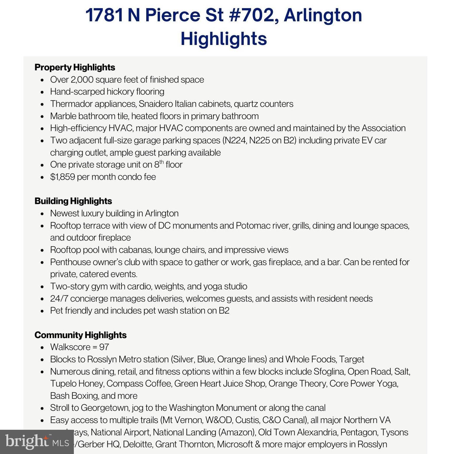 ROSSLYN - Residential