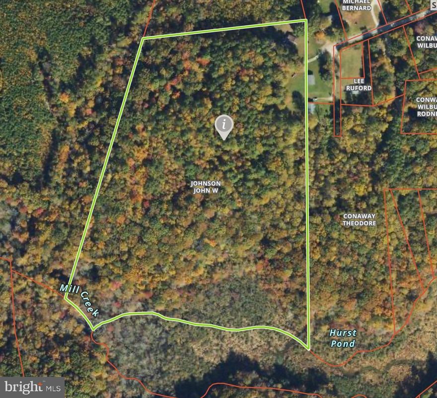 Prime 18-acre recreational tract featuring a mature wooded landscape with 2 acres of wetlands fed by the headwaters of Mill Creek. Exceptional deer and turkey hunting, with opportunities for wood ducks and other waterfowl over the wetland area. Whether you’re looking for outdoor recreation, future timber income, or a private escape, this property checks all the boxes. Septic information on file.