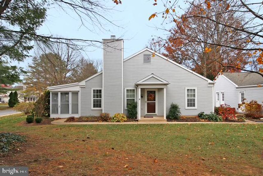 Welcome to easy, one-level living in the Rockledge community! This charming 2-bedroom, 1.5-bath Lexington model offers a comfortable and convenient lifestyle—perfect for those looking to simplify without sacrificing space or location.  The open floor plan features a spacious living room, dining area, and a well-appointed kitchen with plenty of cabinet space. A bright sunroom provides the ideal spot for morning coffee or entertaining. The generous primary bedroom offers ample room to relax, while the second bedroom works perfectly as a guest room or flex space. A full bath, convenient half bath, laundry area, and cozy gas fireplace complete the efficient layout. The $180/month HOA fee covers exterior maintenance and lawn care, allowing for truly low-maintenance living.  Conveniently located just minutes from Hershey Medical Center, downtown Hershey, and other local amenities, this home is a rare find in a highly sought-after neighborhood within Derry Township / Hershey School District.