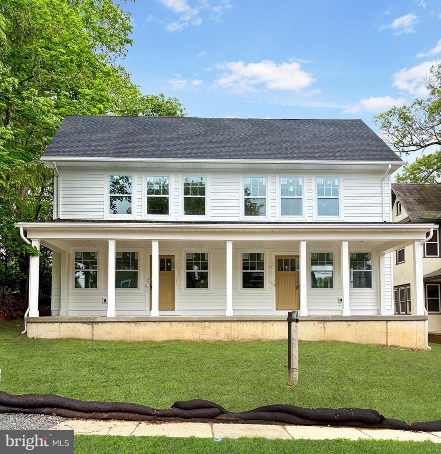 Welcome to your dream home! Nestled on a tranquil, tree-lined street in the heart of historic Narberth Borough, this brand-new, 4-bedroom, 3.5-bath luxury home offers the perfect blend of modern elegance and timeless charm. Just steps away from delightful local gems, including a French pastry shop, cozy bookstore, lively pubs, and top-tier restaurants, you'll enjoy a unique neighborhood experience. Catch a movie at the local theater, visit the library, or take advantage of nearby parks like Narberth Playground and Shortridge Park for outdoor activities.

Convenience is key with Whole Foods and the Narberth train station just moments away, offering a quick 15-minute ride to Metro Philadelphia. Families will appreciate being part of the prestigious Lower Merion School District, home to the Award-Winning Blue Ribbon Merion Elementary School.

These two semi-custom-built homes feature 4 spacious bedrooms, a gourmet kitchen, 3.5 chic spa-like baths, and a fully finished basement, delivering the luxury and comfort you've been searching for in a community rich in history and charm. **The photos have been digitally staged**
