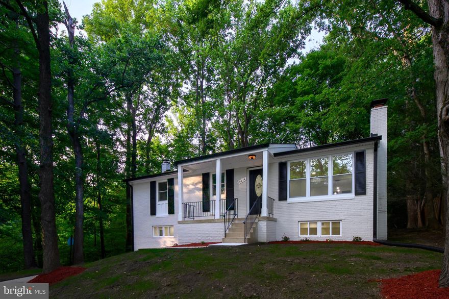 Gorgeous renovation on this Rambler situated on 1.27 acres.  New windows, doors, roof, complete kitchen and baths, most flooring, refinished hardwoods on entire main level.  This home has been painted inside and out! New HVAC system, HWH, Pella windows, landscaping, and so much more.
