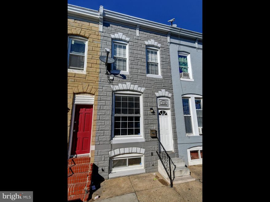 Tidy and neat renovated property in very convenient 21224 location. Main level has a living room with decorative fireplace, a nicely renovated kitchen with stainless appliances and gas range, and a powder room and laundry. Nice, spacious enclosed patio in the rear. Upstairs, you will find a primary bedroom, full bathroom, and a second bedroom. Off the rear on the home, accessed via a hallway, is a nice deck. In the lower level, their is a finished bedroom (low ceiling height but nicely done) and a functional storage and work area. Come check out this value-priced gem!