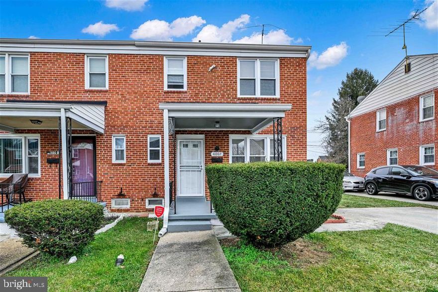 Stunning newly updated semi-detached all brick townhouse. This beautiful home is in a beautiful quiet neighborhood...features 3 bedrooms with a possible 4th bedroom in the basement.1.5 baths..new furnace and central air conditioning units..new roof..new windows..lighting..flooring..new carpet..new stainless steel appliances...marble countertops...washer/dryer hook ups and so much more. Separate entry to basement..walk out from the beautiful kitchen to a covered porch.. huge, huge, backyard fully fenced..and a private driveway. This home is move-in ready and its close to everything.