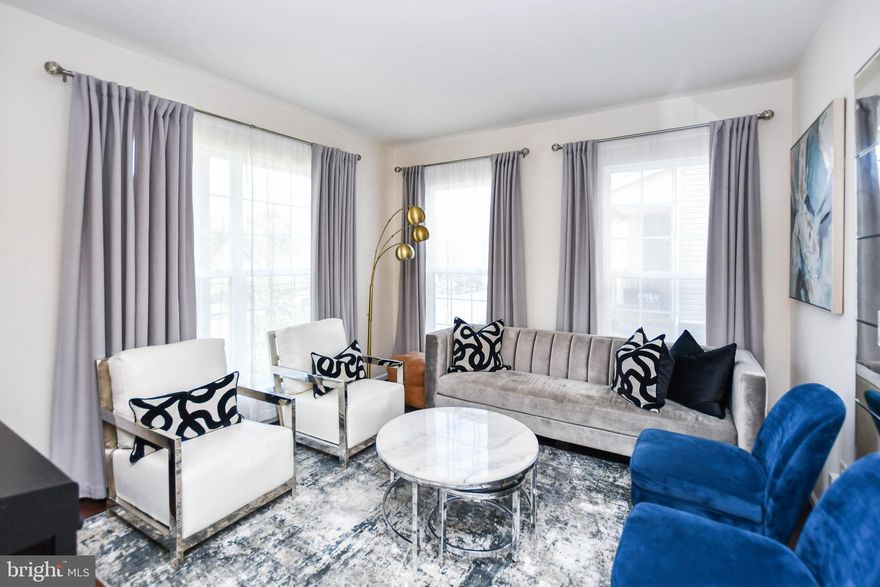 WELCOME HOME! Offering urban living at its best, this beautifully maintained brick-front 4 bedroom, 3.5-bathroom home situated in the ever-sought-after Brick Yard Station community. The heart of this highly functional layout home lies in its beautifully designed gourmet kitchen, equipped with top-of-the-line stainless steel appliances, an electric range with a double oven, and an island with bar seating for added prep space. The kitchen opens into a sunroom/breakfast area, complete with a bay window and French doors that lead to the outside, where you have the option to add a deck for outdoor gatherings. Adjacent to the kitchen is the spacious family room with walls of windows, illuminated by natural light and anchored by a gas fireplace with remote, perfect for cozy evenings with loved ones. The formal living room and dining room offer a sophisticated space for entertaining guests. A convenient powder room is also located on the main level for your guests' comfort. The basement includes a versatile bonus room, a full bathroom, and a large area that can be used for entertaining or recreation. And don’t forget…the energy-efficient solar panels and a 1-car garage add value and convenience.

This home is a commuter’s dream….located in a vibrant community with a clubhouse and pool, shops, and just minutes from the MARC train, ICC (Route 200), I-295 and I-95. This one check all the boxes—don’t miss it. Schedule your showing today.