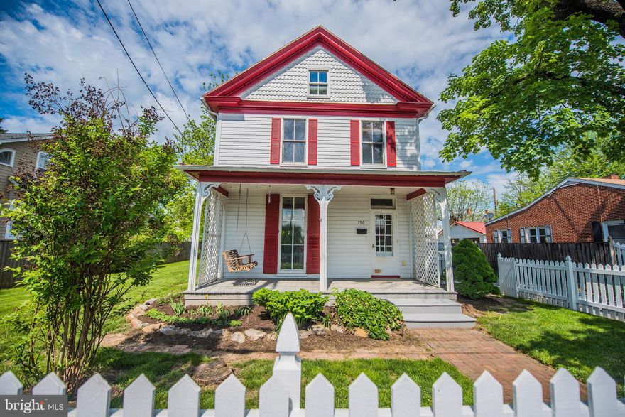 Experience the charm of yesteryear, circa 1895 Two Story in historic Strasburg!  Completely renovated 2007 offering upgrades throughout to include windows, insulation, electric, heating & cooling, updated bathrooms,new plumbing, all new bathrooms, all exterior paint on siding was taken down to wood. Interior of house just painted, new carpeting in bedrooms, open kitchen the breakfast bar open to greatroom & dining area. Fenced large and level rear lawn and oversized 2 bay detached garage!  You will love the afternoon on the charming front porch or an evening in historic Strasburg.  Great side street location to King St!