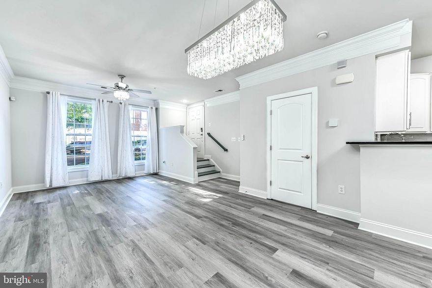 ** MOVE-IN THIS NOVEMBER FOR FREE! WATER & TRASH INCLUDED IN RENT **
 Experience the Potomac Club living! First level townhouse-style condo, upgraded throughout.  Top of the line BeSpoke Smart kitchen Appliances, Fridge with smart hub, Stove oven with air fryer, storm wash dishwasher and more. Smart Samsung Washer and Dryer. Modern style  vinyl floor on main level, carpet on the second level, recessed lighting through out the home. Front door opens to large living  and dining room combo with half bath. Kitchen with gorgeous countertop, and access to the garage. Spacious primary bedroom with two large walk in closets, and it's own bathroom. Second bedroom is separated by spacious loft with it's own access to a private covered balcony. 

Enjoy the wonderful amenities with fitness facility, an indoor and outdoor pool, sauna, rock climbing wall, playgrounds, basketball court, business center and clubhouse. Amazing community events and free yoga classes! Gated community with security guards 24/7. Walk to Stonebridge town center for shops, restaurants and more! Just half a mile to 95/HOV & commuters lot! What else could you ask for?