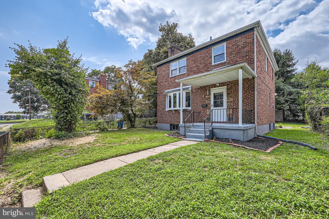 Check out the gleaming hardwood floors at Harwood ave! Beautiful brick is the first thing you notice when you walk up to the house. Harwood floors welcome you when you walk in and a beautiful fireplace with custom shelves surrounding it. Stainless steel appliances are found in the remodeled kitchen. A nice and spacious island allows you to eat in your kitchen. Hardwood floor dining room. Spacious living room, spacious bedrooms, spacious basement with a den and additional fireplace. Remodeled bathrooms. Bathrooms located on every level of the house. Sheds are conveyed as is. Front of houses faces a large open area with trees, perfect to walk your pets or for outdoor activities. Spacious backyard. Easy parking on the street directly in the front of this home. Come and visit this beautiful property and make it your new home.