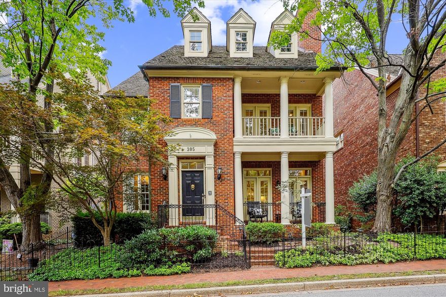 This Charleston-inspired former model home is a piece of Kentlands history, effortlessly combining elegant comfort with spacious grandeur. Full of custom upgrades and updates and complete with a versatile suite above the garage, this home has it all. The covered front porch entry leads to the main level, where handsome hardwood floors extend seamlessly throughout. The beautifully updated kitchen boasts solid surface countertops, stainless steel appliances, and a generous center island perfect for entertaining. The kitchen opens to a sunny breakfast area filled with natural light. The family room features a gas fireplace, as well as vaulted ceilings and skylights, providing an abundance of natural light. The main level also features an elegant formal living room with a second fireplace, a spacious formal dining room, a powder room, and a private office complete with beautiful french doors. Upstairs, the luxury primary suite features a cathedral ceiling, walk-in closet with custom organizer system, and a sunny sitting area with egress to a private balcony. The spa-like en-suite bath features a jetted tub, glass-enclosed shower, and double vanity. The three additional bedrooms are expansive and full of natural light, each with plentiful closet space. This level also includes an updated second full bath. The fully finished lower level has 9' ceilings and plenty of additional living space including a huge recreation room and a large bonus room, another full bath, and abundant space for storage. The freshly landscaped backyard boasts a lovely slate patio bordered by blooming gardens. The custom-updated accessory unit above the garage features LTV flooring, decorator lighting, a full bath, and ample closet space. Situated in the highly sought-after Kentlands community, this spectacular home offers close proximity to numerous shopping, dining, and entertainment options, and is just moments away from nearby schools, parks, playgrounds, and the award-winning recreation complex. Truly one of a kind!