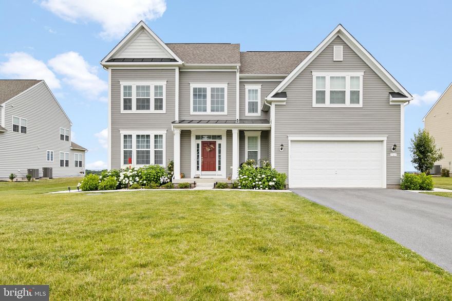 ATTN: Seller is offering $5000 towards paying down your interest rate!! That could save you a few hundred dollars a month! Or use $5000 towards your closing cost!!  Immaculate 4 bedroom, 3.5 bath colonial in RIDGES OF TUSCARORA sitting on 1.05 acres with gorgeous mountain views. This property is 3882 sq ft with a mostly finished basement and only 5 years young. Super energy efficient, very well insulated, and low utility costs. Beautifully landscaped yard with roses, clematis, hydrangeas and much more! Inside the first thing that will catch your eye is the staircase with its beautiful wrought iron railing. The home is very spacious with a living room/sitting room on the left as you enter the home that can be used as an office. The open concept kitchen/living room is great for entertaining. You will love the abundance of cabinet space for storage, new stainless-steel appliances just purchased in 2023, farmhouse sink, subway tile and the large kitchen island. Elegant, formal dining room for holiday dinners, with chair railing and crown molding. Large mud room between the garage for bookbags, coats and shoes. You will simply fall in love with the primary bedroom, it’s so spacious and roomy! You have 2 huge walk-in closets, a his and hers! Primary bath has a soaking tub with shower stall and dual vanity. 3 other large bedrooms ALL with walk-in closets! The washer & dryer is on this level for convenience. The finished basement is sure to please with all the extra space. Great for a man cave, entertaining or a teenager’s paradise, complete with a full bathroom. Separate large area for storage and decorations. Enjoy the new sidewalk around the home, pond and new patio for those warm summer nights and family get togethers. This spacious yard is perfect for gardeners and pet lovers. You can see fireworks from all over on July 4th, such a great view! New water softener was installed in 2021. You will love Ridges of Tuscarora, great neighborhood, friendly neighbors, and a community feel!