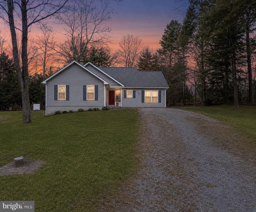 Welcome home to this charming 3-bedroom, 2-bath rancher tucked away on a quiet cul-de-sac with nearly half an acre to enjoy. From the moment you arrive, you’ll love the peaceful setting and  mature trees, that make this property feel like home.
Inside, the layout is comfortable, functional, and full of possibilities. The eat-in kitchen is perfect for everything from busy weekday mornings to slow Sunday breakfasts, while the cozy living room creates a warm gathering space for family and friends. An added bonus room gives you the extra flexibility everyone needs, whether it’s a  playroom, guest space, or second living area.
Step outside and imagine summer cookouts, evenings around a fire pit, kids playing in the yard, or simply enjoying the quiet surroundings with your morning coffee. The spacious lot offers room to breathe while still being conveniently located for commuters with easy access to Northern Virginia.
If you’ve been looking for a home with character, space, and a peaceful setting without sacrificing convenience, this one is a must-see.