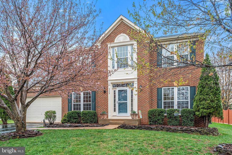 PRICE IMPROVED!!!This lovely brick front colonial will wow you!  Spotless home is filled with natural light throughout, and is MOVE IN READY.  The open concept main floor is warm and welcoming.  Luxurious kitchen loaded with GRANITE, recessed lighting, tile floors, and stainless steel appliances. Beautiful sunroom provides ample light with over-sized windows.  4 large bedrooms upstairs, large master bath and two walk-in closets! OVERSIZED rear deck perfect for entertaining your guests. Invisible fence for animal lovers installed and available.  Nicely landscaped lawn accented with Stack Stone flowerbeds.  The community boast multiple playgrounds, sidewalks, a basketball court, and 8+ miles of walking trails. GREAT location with Easy access to rt. 17, 28, and 29!  This home is a true must see!