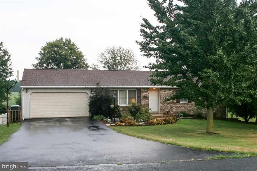 South Middleton ranch home on nice country 1 acre lot. Beautiful heated in-ground swimming pool, multi-level deck and patio for entertaining, finished walk-out basement leading to pool area, great views from the upper deck, and good location.  This home does need some updating but offers many nice features and is priced accordingly.