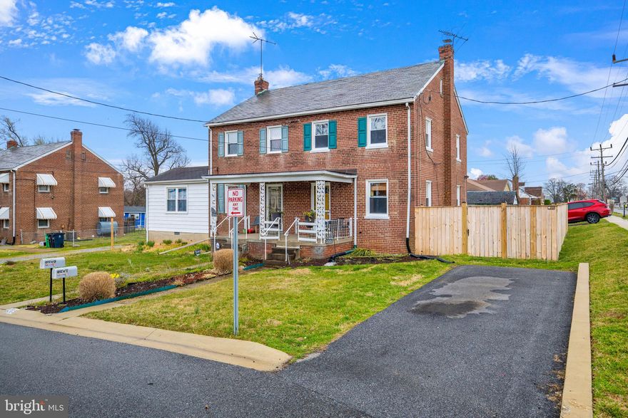 Welcome home to this well maintained 2  bedroom, 1 full bath, 3-level semi-detached townhome with NO HOA!   Home has been well maintained with original hardwood floors on the main and upper levels with recent updates to include: new fence (2022), 2 new basement windows (2022),  washer and dryer (2019), updated kitchen floor (2019),  refrigerator (2016) and furnace (2014).  Home has a large spacious fenced in yard, 2 driveways and one car detached garage.  The unfinished basement allows for storage space and is large enough for additional living space and bathroom.

This home is in a great location being walking distance to the Suitland Federal Center and the Suitland Metro.  Minutes away from Suitland Parkway, Andrews Air Force Base, 295, 495 and DC.

Seller is requesting all offers be submitted by March 20 by 5pm.