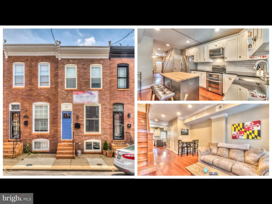 GREAT HOME ON ONE OF CANTON'S GREATEST BLOCKS! CLOSE TO EVERYTHING - PARKS, SHOPPING, RESTAURANTS & WATER! THIS HOME HAS IT ALL- 2 BEDS, 2.5 BATHS, PARKING PAD, ROOFTOP DECK, FINISHED BASEMENT, NEW MASTER BATH, FRESH PAINT JOB, DELUXE KITCHEN W/ SS APPLIANCES, AND STUNNING HARDWOOD FLOORS THROUGHOUT!