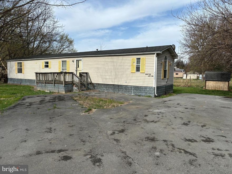 3 bed, 2 bath mobile home sold as is.  Does not need much, cleaned up and it is ready to move in.  Title in hand.  HVAC unit in good working condition.  Would make a great rental or affordable home!  USE CAUTION ON BOTH DECKS AND STEPS. Mobile home title in hand.  NO lot rent.