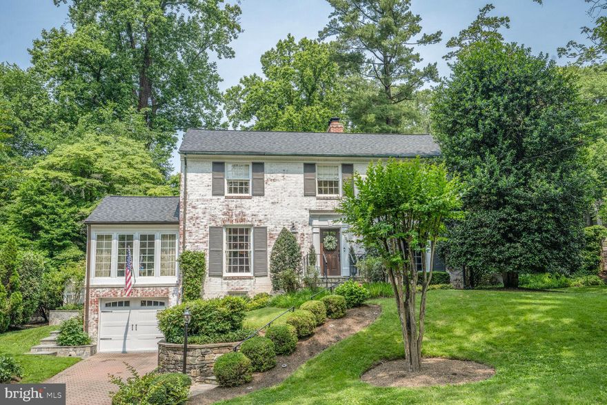 Welcome to 4706 Jamestown Road, a stunning and impeccably decorated home in the heart of sought-after Westmoreland Hills. This beautifully curated residence features four generous bedrooms upstairs, four full baths, and a darling powder room on the main level. Throughout the home, you'll find gorgeous wallpaper, custom window treatments, and timeless finishes that elevate every room.
Designed with both entertaining and everyday living in mind, the layout offers fabulous spaces inside and out—including a sunlit porch and gracious living room that open to a beautifully landscaped patio, plus an upper garden with green space for play or quiet retreat. The lower level offers ample room for recreation and movie nights, a bonus room and full bath, and smart utility spaces including a bright mudroom, spacious laundry room, and attached garage. A rare opportunity to own a truly turnkey home in one of Bethesda’s most beloved neighborhoods.
Offers, if any,  due Monday, June 16th, at 7:00PM.