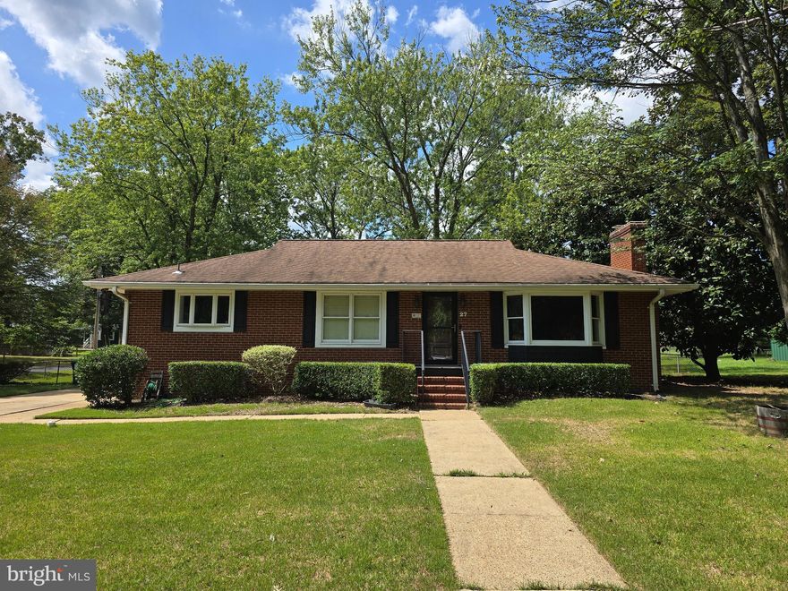 Welcome to 27 Pendleton Road. This spacious 3-bedroom, 1.5 bath brick rancher offers comfort, convenience, and tranquility in a desirable location. Stainless steel appliances include a refrigerator, new stove, new range hood, dishwasher, and W&D.  Step outside to enjoy a beautiful spacious deck overlooking a well-maintained, large fenced-in backyard as well as additional features such as a detached storage shed and a large driveway.  Located just minutes away from Downtown Fredericksburg, Virginia Railroad Express, shopping, and dining!  Don't miss the opportunity to make 27 Pendleton your new home! Appointment required to view. Fireplace not available for tenant use. Pet conditional with owner approval. Only up to 1 dog will be considered. Pet deposit and fees apply. Credit and background checks performed. Minimum credit score 630 and above. Household income must equal or exceed three times the monthly rent.