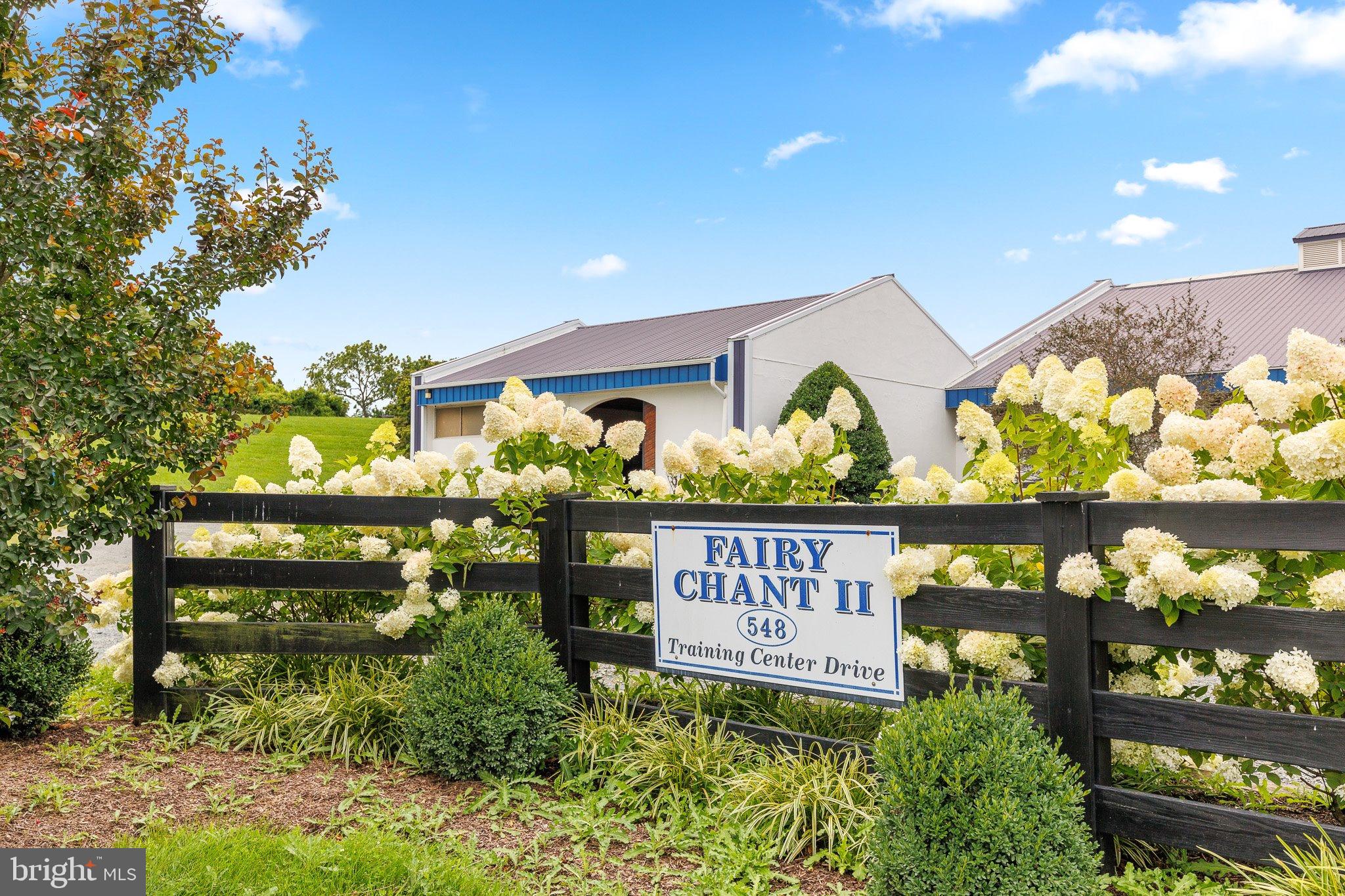 Barn complex at the world renowned Fair Hill Training Center -- 28 permanent stalls & 5 temporary stalls. Indoor jogging area, paddocks, feed room, tack room, storage rooms, wash stalls, laundry facilities, sprinkler system, office and 1/2 bathroom. The grounds are complete with a 7/8 mile all-weather track, 1 mile dirt track, hundreds of acres of turf gallops, professional starting gate and crew. Easy race and return to 12 Mid-Atlantic/East Coast tracks. A unique opportunity for the Thoroughbred Race Horse owner, trainer or investor.