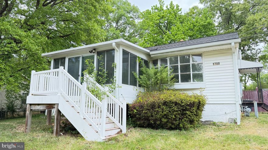 This spacious rambler has a lot going for it. Good layout, solid square footage, and a price that reflects where things stand today. The main level has a generous living room that flows into a three-season sunroom up front, three bedrooms, and two full baths. The primary suite has its own private bath, and there's a dedicated handicap-accessible ramp off the driveway with a separate entrance directly into that suite, a genuinely useful feature for buyers with accessibility needs.  The finished lower level adds real square footage with a full bath, so you've got options down there, rec room, home office, guest space, whatever fits your life. Out back the yard is mostly fenced with a gazebo and two storage sheds.  Photos can only tell you so much. The actual condition of this home is something you'll need to see in person, and that's worth doing. The layout, the size, and the location make a strong case for taking a look before someone else does.  Fort Washington puts you minutes from National Harbor, MGM, and Tanger Outlets, with easy access to MD-210 and the Capital Beltway. Downtown D.C., Joint Base Andrews, the Navy Yard, and the National Landing employment corridor are all a reasonable commute from here.  Priced to reflect current condition. Schedule your showing today.