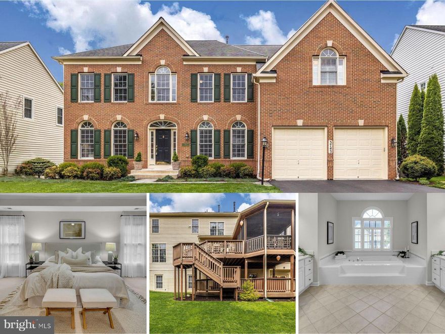 Experience luxury living with generous outdoor spaces and serene views in the Villages of Urbana! This stunning home impresses from the start with its premium brick exterior, soaring 2-story foyer, and new lighting throughout.

The main level includes formal living and dining rooms, a private office, and a spacious kitchen with a large island, granite countertops, and a sun-filled breakfast nook. The cozy family room, featuring a gas fireplace, is enhanced by new ceiling fans and upgraded fixtures.

Upstairs, the owner’s suite boasts a private sitting area with a fireplace, tray ceiling, his-and-hers closets, and a spa-like bath. A second bedroom includes an en-suite bath, while two additional spacious bedrooms share a full bathroom.

The walk-out basement is ideal for entertaining, with a light-filled rec room, wet bar, media room or 5th bedroom, full bath, and a beautifully finished bonus room or potential 6th bedroom—perfect for an in-law suite or au-pair suite. Recent upgrades include new carpet and recessed lighting throughout.

Outside, the two-tier deck offers a covered, screened-in upper level and a shaded lower level overlooking a private wooded area.  Enjoy the outdoors all year round, with a beautiful patio,  firepit, grill,  and  a flat, usable back yard, thanks to significant investment into a retaining wall for the yard.  

Enjoy community amenities such as tennis and basketball courts, fitness center, walking trails, elegant clubhouses, and two swimming pool complexes with water slides and a lazy river. Nearby, you’ll find the state-of-the-art YMCA, Blue Ribbon public schools, and Urbana District Park. With easy access to I-270, commuting is a breeze.

Schedule your private showing today!