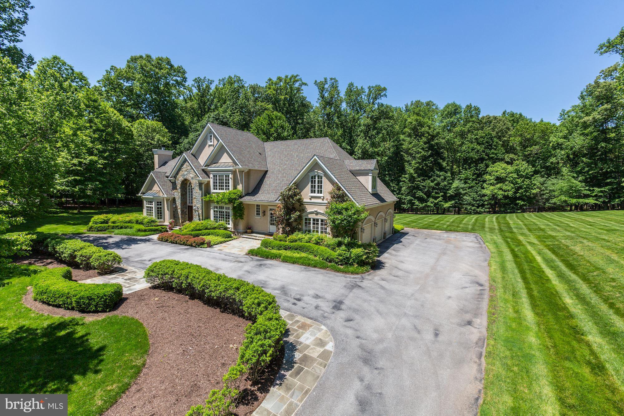 Today's open house cancelled due to snow. Bring or send your buyers this week or next weekend! MASSIVE PRICE REDUCTION!! Does NOT front South Glen. House is located at the end of a cul-de-sac off S. Glen. Beautifully appointed 7800 sq. foot stone and stucco home on one of the very best lots in Potomac. 2 acres of flat green space backing to parkland - doesn't get any better. Finishes are very tasteful and a lucky buyer can move right in! Surrounded by $4M+ homes & a truly lovely setting.