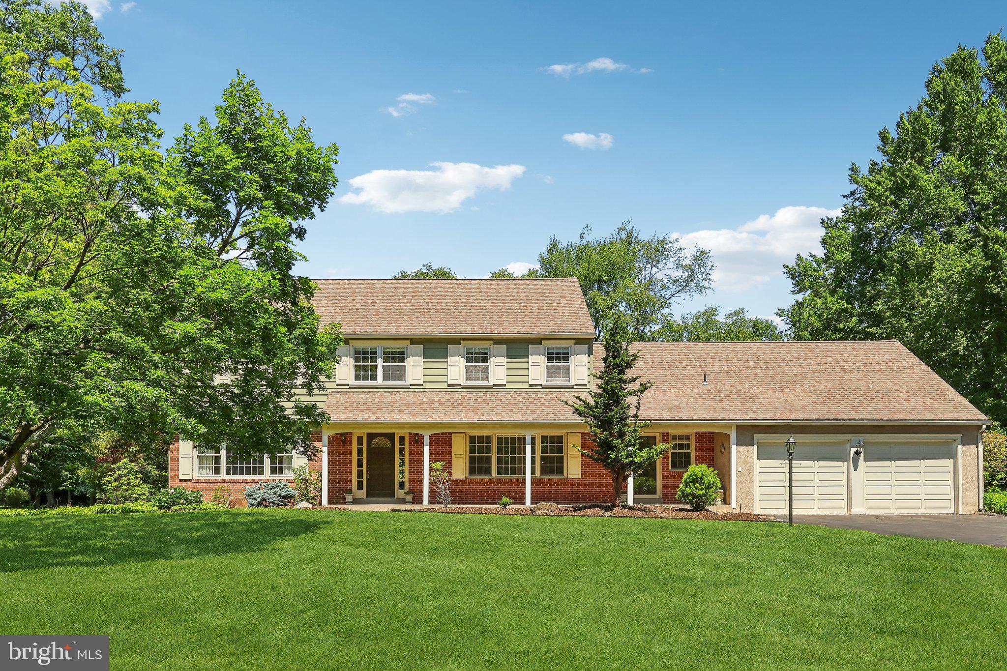 Elegant 5-Bedroom Colonial on 2.2 Acres in Historic Birmingham Township with 5-Car Garage
Welcome to this distinguished 5-bedroom, 3-bath Colonial home, ideally situated on a scenic and private 2.2-acre lot in the heart of historic Birmingham Township. Surrounded by mature specimen trees and lush landscaping, this meticulously maintained property blends timeless charm with modern upgrades—offering the perfect balance of space, character, and functionality. From the inviting covered front porch, step into a welcoming foyer that sets the tone with rich hardwood flooring, custom crown molding, and solid core wood doors throughout. To your left, the expansive living room features a marble-surround gas fireplace and custom built-ins—ideal for both everyday relaxation and stylish entertaining. The formal dining room accommodates large gatherings and opens to a covered rear patio, perfect for al fresco dining and outdoor enjoyment. The updated eat-in kitchen boasts quartz countertops, stainless steel appliances, ample cabinetry, counter seating, and a sunny bay window overlooking the tranquil backyard—making it a delightful space for cooking and conversation.The main level also features a full bath, a laundry room, and a versatile bedroom that can serve as a home office, den, or guest suite, enhanced with custom built-ins and with a separate entrance. Upstairs, the spacious primary bedroom serves as a true retreat, complete with a walk-in closet and a beautifully renovated en suite bath. Three additional generously sized bedrooms share an updated hall bathroom. This level also includes a walk-in attic and a separate storage area, providing abundant space for organization or future expansion.Outside, the sprawling lot offers privacy and plenty of room to garden, entertain, or even add a pool. The garage setup is a standout feature: an oversized 2.5-car attached garage offers ample room for vehicles and storage, while a detached 2-car garage includes a loft and workshop—ideal for hobbyists, car enthusiasts, or anyone in need of extra space.Additional highlights include central air, a full basement with storage and finishing potential, and a location in the award-winning Unionville-Chadds Ford School District. Just minutes from historic sites, parks, shopping, and dining, this home offers the best of rural charm with suburban convenience.
Don’t miss your opportunity to own this exceptional property in one of Chester County’s most coveted communities. Schedule your private showing today!