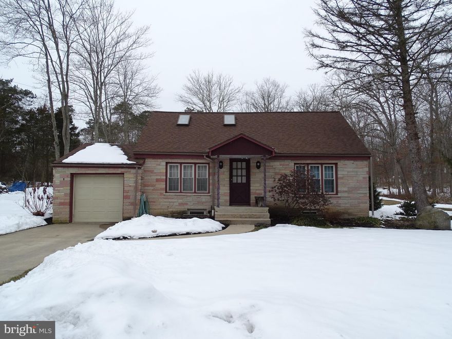 Hard  to find rural property located min from Pinchot State Park.   This Cozy Cape Cod Features the following: A level .69 acre lot, attached one car garage, detached oversized one car garage with a carport, Kayak rack, front porch, side patio, shed, and more.   Inside this home you will find a Large LR with Cathedral ceiling, sky lights, knotty pine walls and ceilings,  a ceiling fan and dry stack stone hearth and a Baker wood stove to keep you warm. The first floor also features two bedrooms,  a large laundry room with Maytag washer and dryer, as well as access to the back yard, Kitchen with Oak cabinets, SS appliances, full bath with vinyl flooring, pedestal sink, tub/shower combo and storage. There is a 9 x 16 Sun Rm with knotty pine walls and access to the attached one car garage. On the second floor there a landing overlooking the living room, and one bedroom with carpet flooring and closet space.  Conveniently located between York and Mechanicsburg / Camphill / Carlisle this home is not one to be overlooked.