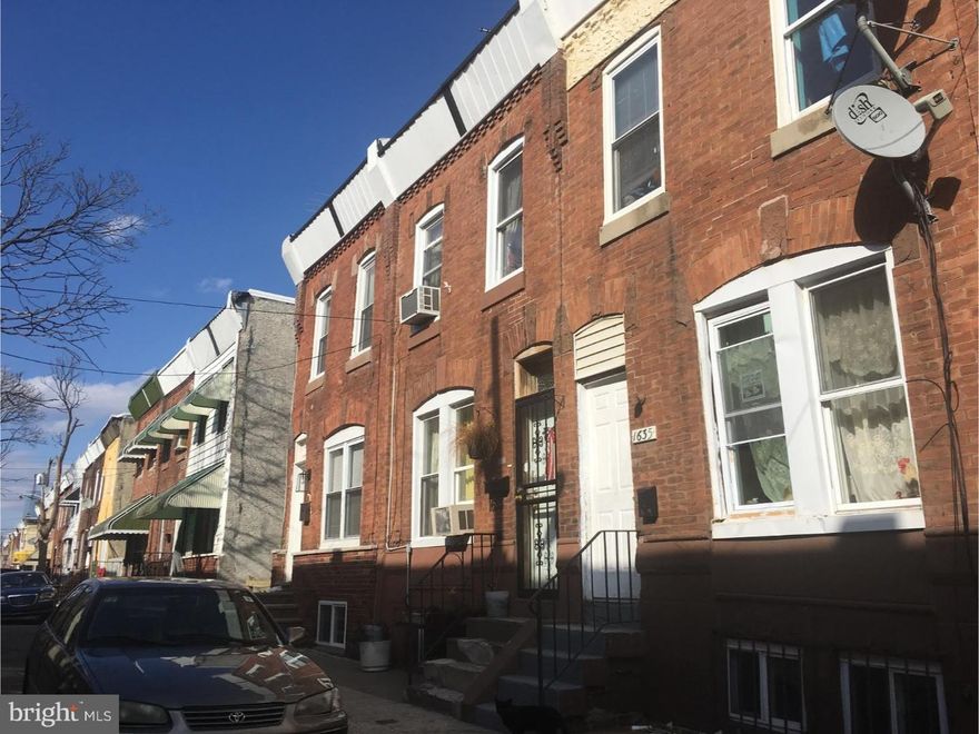 South Philly 3 bedroom and one bath house is rented for 1000 per month with nice clean tenant. the house is in Very Good condition. and seller wants to sell with or with out renter. can deliver vacant All offers will be presented, $5000 deposit and proof of funds will be required, AS IS addendum and buyer is responsible for u/o. this house is bankable All offers will be presented. Deposit must be received within 24 hours and certified, 24 hour notice to show.