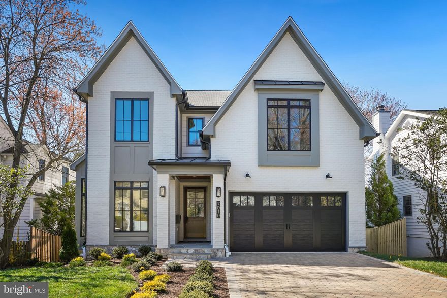 THE TAX RECORD SQUARE FOOTAGE IS FROM THE PREVIOUS HOME.  Current above grade is 3442 square feet, the basement is 1043 square feet. Welcome to 7010 Exfair Road, exquisite new construction by Award-Winning Mid-Atlantic Custom Builders in one of Bethesda’s most sought after neighborhoods. With over 4400 square feet of living space, six bedrooms, five full bathrooms, and a half bath, this home has it all. Sited on a tree lined street in walkable Bethesda this stunning home will dazzle you with a well thought out open floor plan, a stunning screened-in porch, a chef inspired kitchen, a grand sized dining room, and an owner’s suite with all the bells and whistles. Every finish was hand selected by designers to achieve this modern look. Ideally located just one block from shopping, restaurants and entertainment, this is where suburban living meets urban edge.