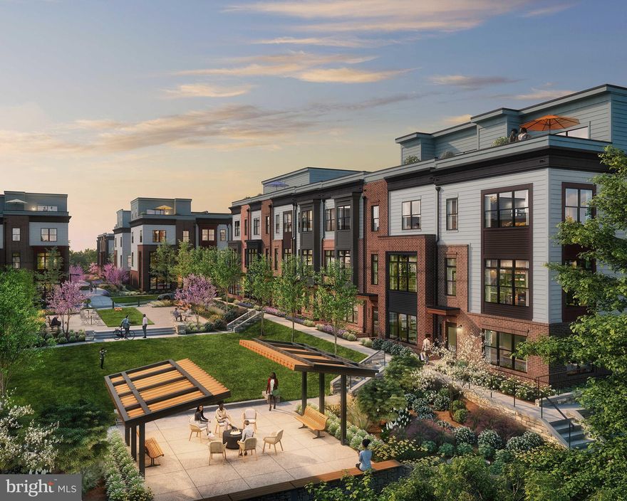 Come visit Tysons Ridge - one of northern Virginia's fastest selling communities.  Now over 80% sold out, this new community will feature 104 modern townhomes with thoughtfully designed onsite amenities including a pergola with seating and fire pit, walking trail, fitness area, children’s playground and more. The Carmel  on lot 5 is a 4 BR / 4.5 BA ELEVATOR townhome  with standard loft level with rooftop terrace, open main level floorplan, chef’s kitchen with large island, contemporary finishes , and entry level multi-gen suite for family and friends.  Only 4 of this floorplan remain in community, so time is running out!