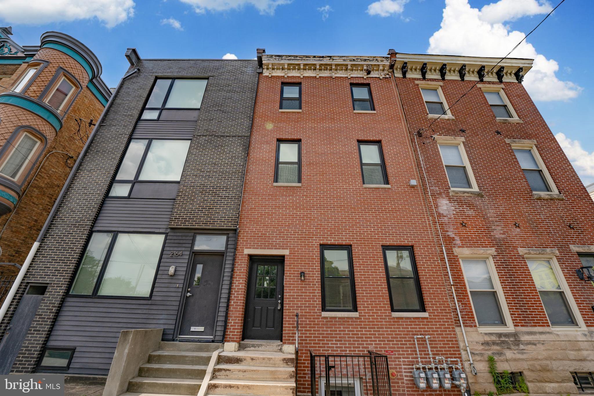 Welcome to 2162 E York Street. This beautifully-designed apartment building presents a tremendous opportunity for multifamily real estate investment in Fishtown, Philadelphia. Three (3) two-bedroom apartments, one (1) Three bedroom apartment and a parking garage —fully leased and occupied with spacious layouts commanding impressive rents. This property was fully renovated in 2022 with High end finishes and all desired amenities.
1st floor has two bi level 2 bedroom apartments. The rear apartment has access to a private backyard.
2nd floor has a big size two bedrooms, Two baths apartment
The third floor has a big sized three bedroom with two bathroom apartment.
The property has a Use permit and rental license for 4 units.
