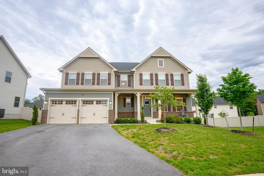 This home is less than 5 years old.  It's located in the highly sought-after Danville Estates /Preserves at Piscataway Community and is positioned on a cul-de-sac.  It features 6 possible bedrooms.  The main level room can be used as a bedroom or home office.   This spacious home offers lots of natural lighting throughout the open concept main level..  The foyer leads to a flex room that can be turned into a formal dining room or a formal living room.  Enjoy the beautiful, bright kitchen with an oversized island, plenty of cabinet space,  modern backsplash, and stainless steel appliances.  The large family room with fireplace offers a great place place to enjoy family/guests.  Walk out onto the deck that leads to the large, mostly flat back yard.  The upper level has the laundry room, 4 nicely sized bedrooms,  including the primary suite with 2 walk-in closets.  The en-suite bath features a soaking tub , separate shower and double vanity.  The 2-car garage leads to a main level entrance that has a half bath, built-in storage, coat racks, and a bench.   The fully finished basement is great for entertaining, offering a wet bar, large rec room, and additional bedroom.   This home has fresh new carpet and is waiting for its new owner.  Located in a quiet community, it provides convenient access to nearby shops, restaurants, and major roadways for commuting.  Apply through RentSpree Online Application URL:  https://apply.link/OjeHNRY - ALSO  LISTED FOR SELL.