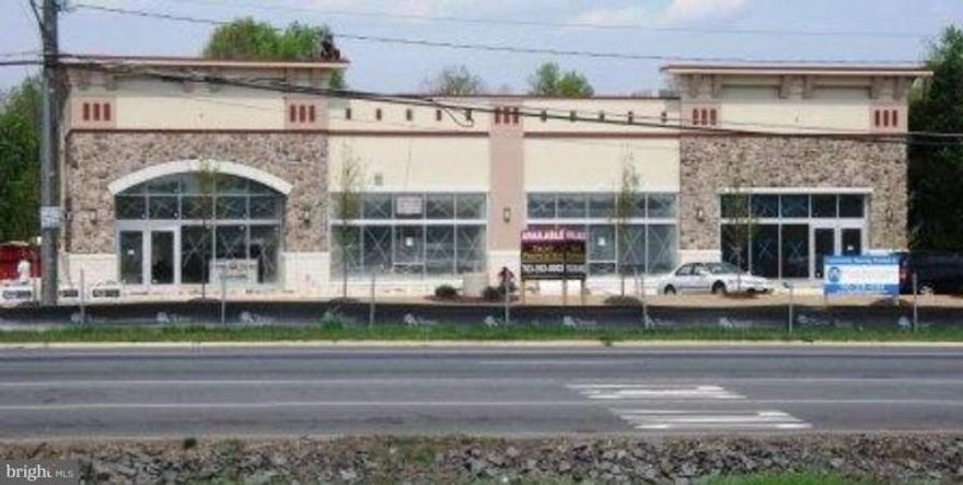 Showroom Retail/Warehouse. 61,000 cars per day. Brand new construction, delivered in vanilla shell. Frontage on Route 50, signage on Route 50. Excellent location great demographics. Over 10,000 new residential units 270,000 square feet of New office space and 2,300,000.00 square feet of Industrial.