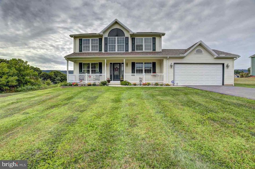 2 STORY TRADITIONAL HOME BUILT IN 2011 ON 2 ACRES. ATTACHED TWO CAR GARAGE. LARGE DETACHED GARAGE FOR THE HOBBYIST OR TINKERER. PAVED DRIVEWAY. BEAUTIFUL VIEWS OF THE MOUNTAINS AND VALLEY COUNTRY SETTING YET MINUTES FROM TOWN. 13 MONTH HOME WARRANTY INCLUDED.