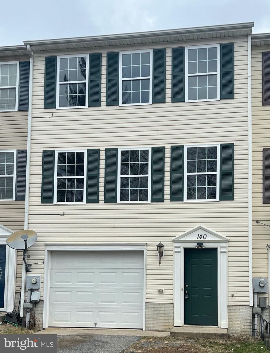 Spacious townhome with lots of natural light.  Townhome is located close to 81 and convenient to Charlestown.  New Paint and Carpet throughout!  New flooring in the entry and kitchen.  Kitchen has passthrough to the dining and living rooms.  Good size Main bedroom and closet.    HOA is not verified.  Agent is related to the Seller.   Seller is offering a $2,500 appliance allowance and a 1 year home warranty up to $750.