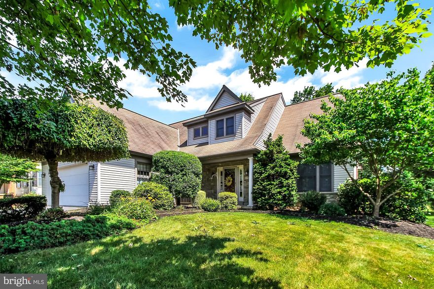 Location, location, location! One floor living and close to everything. Sited on a private lot this home features a wraparound, no maintenance deck, with mature landscaping. Recent rear addition has vaulted ceiling and fireplace providing a massive family room. Plenty of nice finishes with hardwood floors and quartz countertops. Nicely maintained with newer heat and water heater.