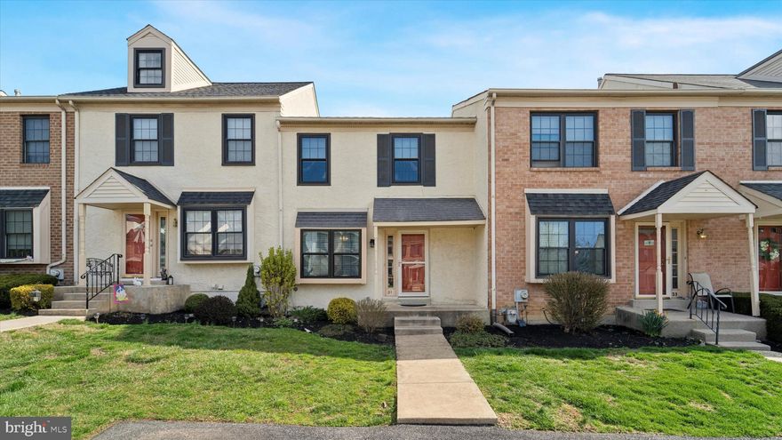 Imagine coming home to a sunlit townhome tucked into the desirable community of Cambridge Square, where comfort meets convenience at every turn. As you step through the front door, you’re greeted by a bright and airy living room with warm luxury vinyl plank flooring, recessed lighting, and a ceiling fan for year-round comfort—setting the tone for relaxed, everyday living. Start your mornings in the eat-in kitchen, where tile floors meet stainless steel appliances and the scent of fresh coffee fills the space. Wood cabinetry and a tile backsplash add charm, while sliding glass doors invite you outside to sip your coffee on your deck overlooking the expansive common backyard. Upstairs, two spacious bedrooms, one with dual closets and one with a large walk-in closet, offer peaceful retreats, each with ceiling fans. The Jack and Jill bathroom, complete with a double vanity and tub/shower combo, makes sharing a breeze. Head down to the fully finished basement with a bar—a flexible space perfect for movie nights, workouts, or your new home office. With plush carpeting, recessed lighting, ample storage, and a dedicated laundry room, it’s as functional as it is cozy. Pull into your private two-car driveway after a weekend at nearby Linvilla Orchards, or an afternoon browsing The Promenade at Granite Run. With local dining favorites and major highways just minutes away, everything you need is right where you want it. This is more than just a home—it’s the lifestyle you’ve been looking for.