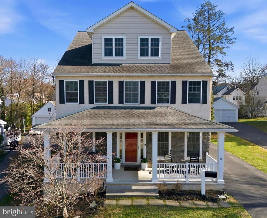 An amazing Sposato custom-built colonial home offering the highest level of construction quality, craftsmanship, and attention to detail.  This home offers over 2,800 square feet of living space on the first and second levels. The lower level offers significant space and versatility with an additional 1,100 square feet of living space.  Experience the perfect blend of classic design and modern luxury in this beautiful home, set in the highly desirable Llanerch Neighborhood within Haverford Township.  A covered front porch leads to the entrance of this home, which features an open concept floor plan, there is a den / office, a spacious living room, dining room, good size family room with a fireplace, breakfast room, kitchen with a large island, quartz countertops and ample base & wall cabinetry.  Just off the kitchen is a pantry room with built in custom shelving, a hallway leading to the powder room, and a side entrance from the driveway. The slider door off the breakfast area provides access to the oversized deck and a fenced rear yard. The property features an extra-long private driveway with parking for 5 cars as well as a two car garage with a loft and automatic door opener. Moving to the second floor, you will find the primary suite, which includes a large bedroom and a luxurious en suite bathroom featuring a jetted tub, a stall shower, double vanity and linen closet.  The bedroom also features a walk-in closet room with custom closet shelving & organizers. There is a second-floor laundry room, a hall bath, a second bedroom with closet shelving & organizer, a good-sized third bedroom, and a large fourth bedroom with double closets.  From the hallway there is a nice wide staircase to the third floor that is currently used for storage, but it was designed to be finished if desired. The lower level offers the fifth bedroom, a walk-in closet, an en suite bathroom, a large family room, storage room with access to the plumbing and electric, the utility room with access to the HVAC system, a laundry tub, and additional laundry hookups. Includes Refrigerator, washer, dryer, all lighting fixtures & window treatments. This prime location offers unparalleled convenience with easy access to the Blue Route, Turnpike, King of Prussia, Valley Forge, Center City and the Airport. Additionally, it is within walking distance to numerous Township parks with various recreational facilities and the Skatium as well as Brookline Blvd restaurants and shopping, public transportation options, the Pennsy Walking & Running Trail, the YMCA, Wawa, the newly renovated Haverford Township Library and the Award-Winning Chatham Park Elementary, Haverford Middle School and Senior High School. The sellers are licensed Realtors in Pennsylvania and have lovingly cared for this home for the past 14 years.