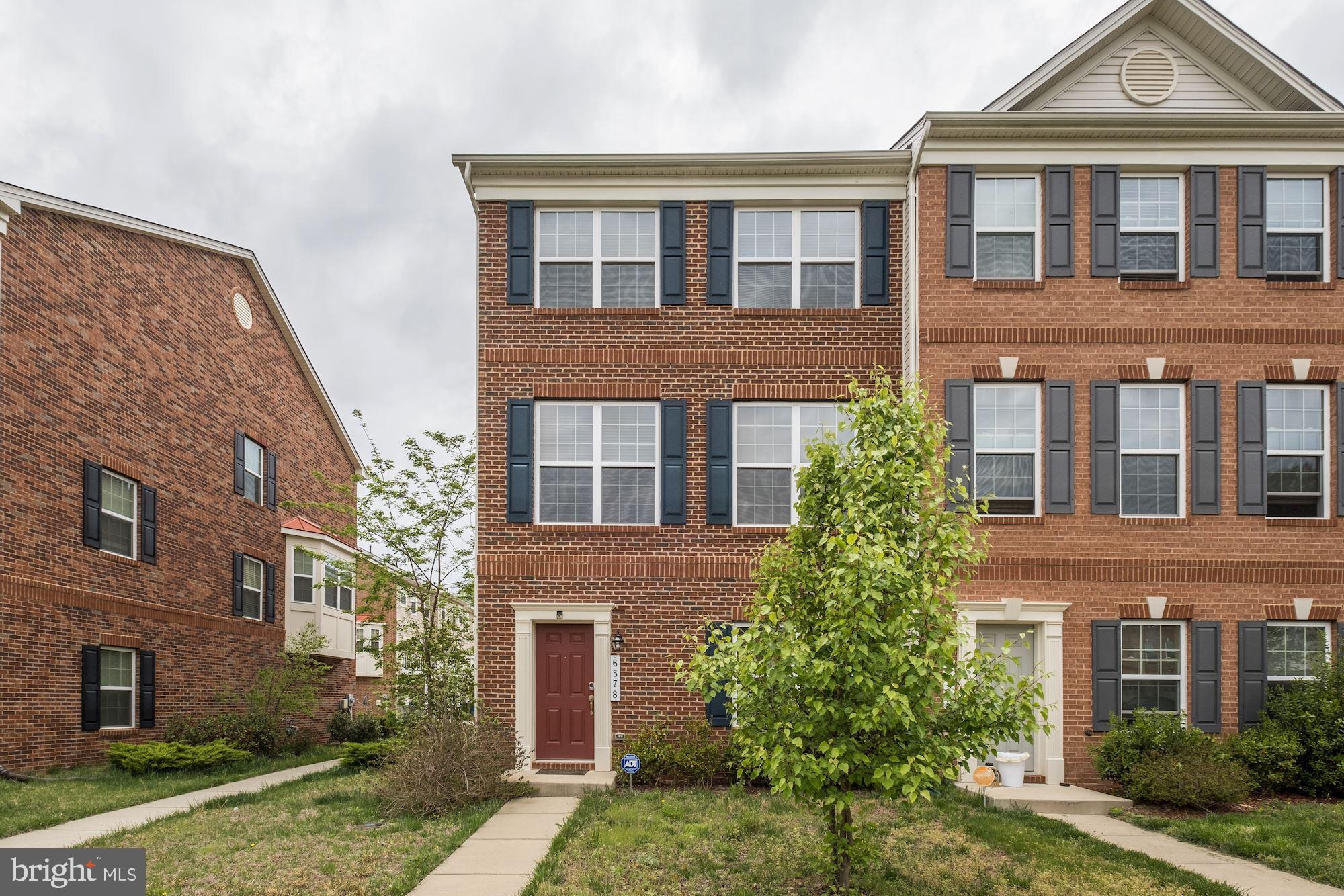 Back on the market pending release. Approved short sale. Huge Price Reduction! End unit brick front townhouse (built in 2014) with a 2 car garage, large windows provide plenty of light to enhance the open floor plan, lower level can be used for family room or 4th bedroom with a full bath. Master bedroom has master bath with double sinks and a soaking tub. Gourmet kitchen has a large pantry. Deck off kitchen makes for peaceful breaks and morning coffee. Hardwood floors on main level. Laundry on upper level makes wash days easy. Homes shows very well. Move in condition. Close to military bases. Hurry, this is a fantastic price for a lovely and updated home!